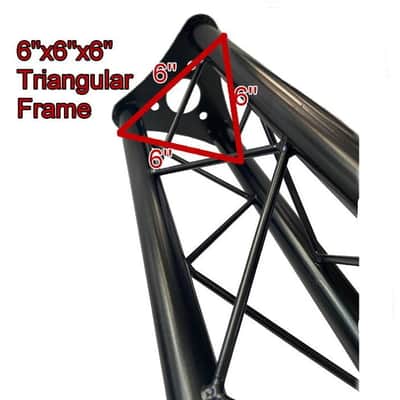 Triangle Truss Extension DJ Booth Trussing Section Stage Segment Lighting Stand image 12