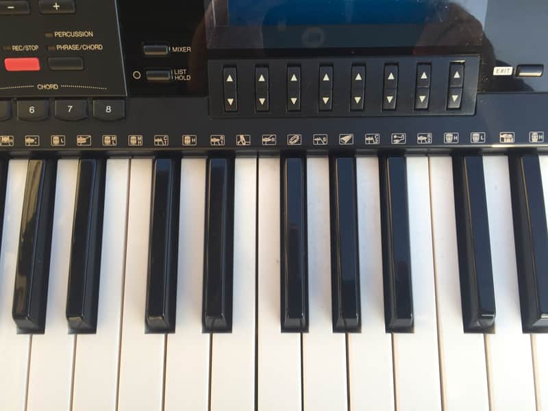 Yamaha PSR-4000 61 note arranger synthesizer keyboard with stand
