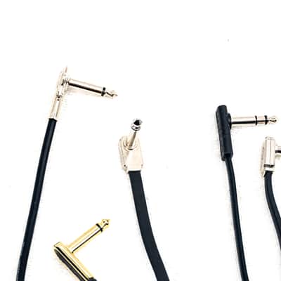 Lot of 16 Flat Head 1/4" Patch Cables – Rockboard & Similar Low-Profile image 3