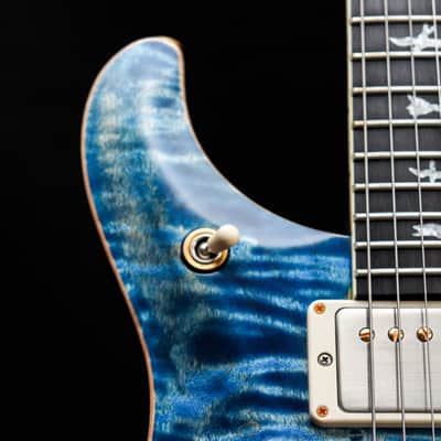 PRS USA Paul Reed Smith McCarty 594 Semi-Hollow Wood Library "Faded Blue Jeans + Ebony" (2021) image 6