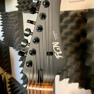 FGN Fujigen Iliad JIL72ASHDEG 2020 7-String Open Pore Black image 21