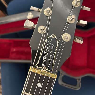 Vintage Gibson Professional Es-335s Deluxe 1980 Silverburst OHSC image 15
