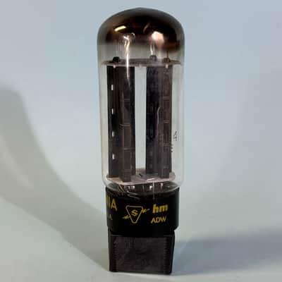 1950s Sylvania 5U4GB Vintage Black Plate Halo Getter Rectifier Tube! T274 image 2