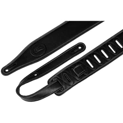 M17SS-BLK Sangle Cuir Pleine Fleur 6,4 cm Black Levy s image 2