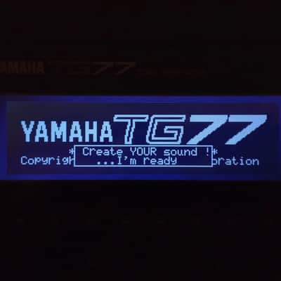 New black display for Yamaha Tg77 image 2