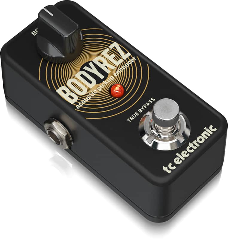 TC Electronic BODYREZ Acoustic pickup Enhancer Ultra-Compact Acoustic Guitar Pedal with Studio-Quality Tone and Feedback Suppression image 1