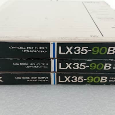 TDK LX 35\90B 7-inch Low -Noise, High-Output, Low-Distortion For Professional Use (set of 3 (three) tapes - original boxes image 12