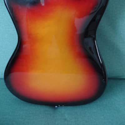 Teisco electric guitar 1960''s to 1970's - sunburst JAPAN 23 1/2" scale image 3