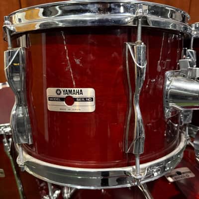 Yamaha Recording Custom Drumset 22”-10”-12”-14” - Cherry Wood image 4