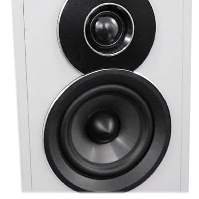 Rockville TM150W White Powered Home Theater Tower Speakers 10" Sub / Blueooth / USB image 7