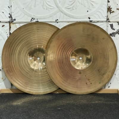 Used Zildjian Scimitar Rock Hi-Hat Cymbals 14in (1114/1140g) image 2