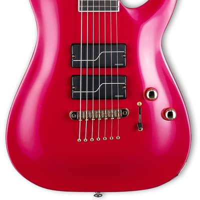 ESP LTD SC-607 BARITONE Magenta w/Case image 1