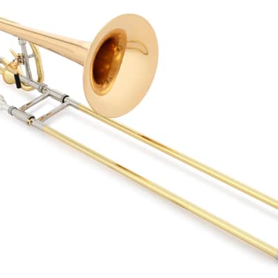 XO 1236RL-T Professional Trombone - F Attachment  Thru-Flo Valve  Clear Lacquer image 1