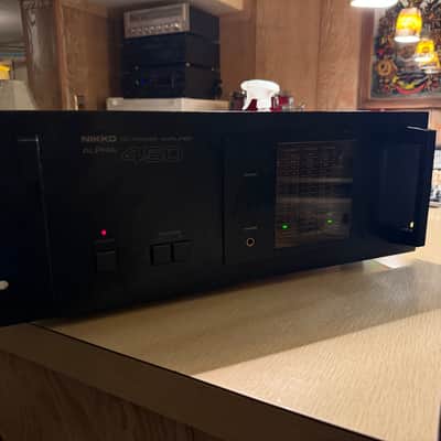 Nikko Alpha 450 Stereo 220WPC MONSTER 👹 Power Amplifier FRESH Full Service🔥🎶 image 3