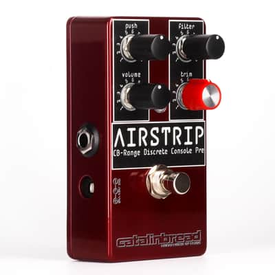 New Catalinbread Airstrip CB-Range Discrete Console Preamp Guitar Pedal Red image 3