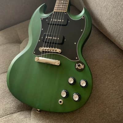 Epiphone SG Classic Worn P90 2021 - Inverness Green image 1