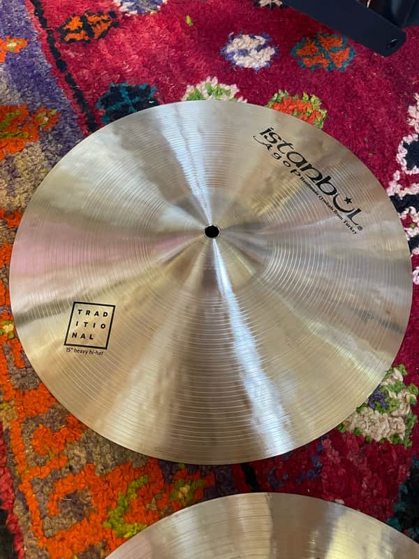 Istanbul Agop 15" Traditional Heavy Hi-Hat (Pair) - Traditional image 1