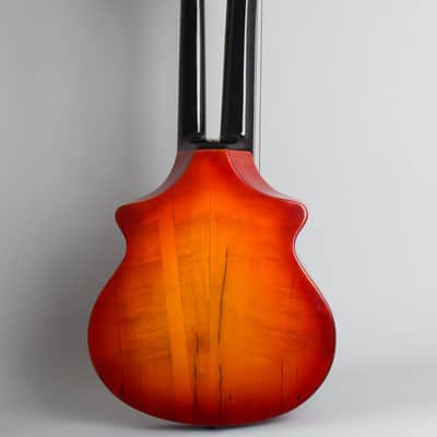 Wappen 15 Course Contra Bass Harp Guitar (unlabelled) , c. 1900s, grey gig bag case. image 2