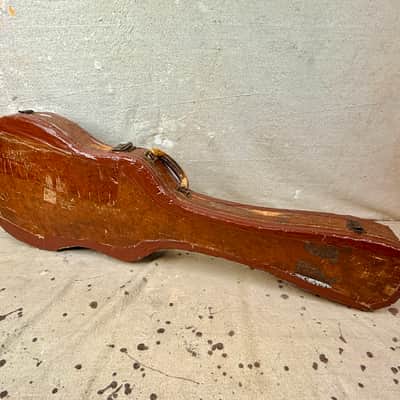 Vintage Gibson (Lifton) Les Paul 5 Latch Case Brown with Pink Interior 1950's image 4