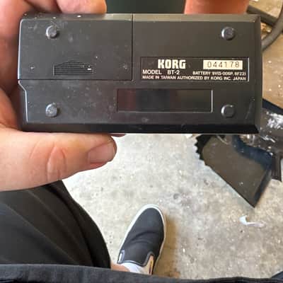 Korg BT-2 Bass Tuner 1990s - Black/Teal/Gold image 1