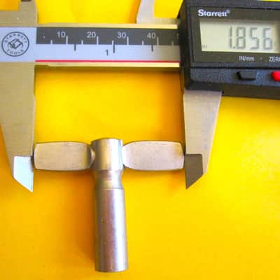 Hex Drum Key, Nickel Plated - NOS image 4
