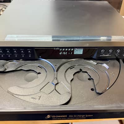 Sony CDP-CE375 5 Disc Carousel CD Changer w/ Optical; Tested SEE VIDEO image 4
