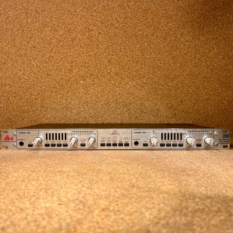 dbx 386 Dual Vaccuum Tube Preamp with Digital Out – Serviced – Warranty image 1