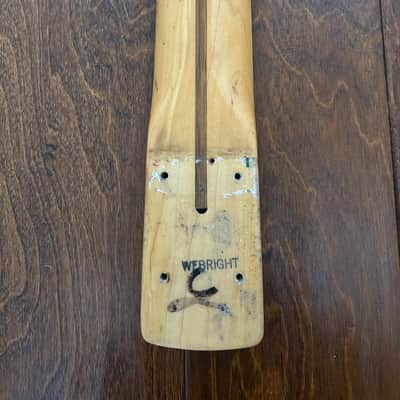 Fender Jazz Bass Neck 1973 - Maple Pearl Block Inlay 100% Original 4 Bolt Neck Last Price Drop! image 9