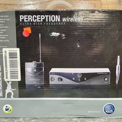 AKG WMS45 Perception Wireless Instrument Microphone System (Band A) 2010s - Black image 1