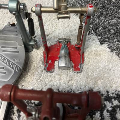 Vintage Slingerland Bass Drum Pedals – 2 Pedals + Parts – Restoration / Project Lot image 7