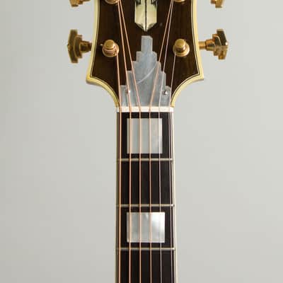 D'Angelico Excel Cutaway Arch Top Acoustic Guitar (1960), ser. #2117, original brown hard shell case. image 5