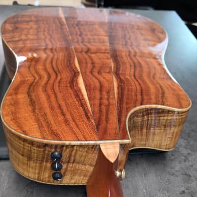 Taylor K-10-L7 Limited Edition Presentation Series Hawaiian Flame Koa American Custom Shop Masterbuilt USA Vine Inlay K10 Master Built CASE QUEEN TIME CAPSULE RARE! image 5