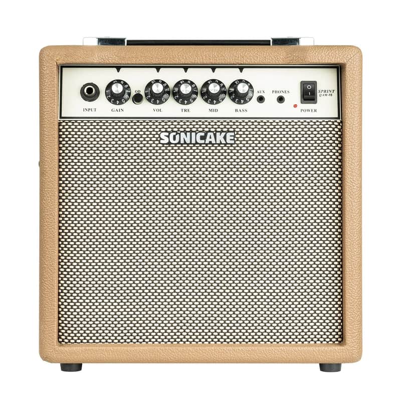SONICAKE Electric Guitar Amplifier with Dual-Channel 3-Band EQ Compact Practice imagen 1