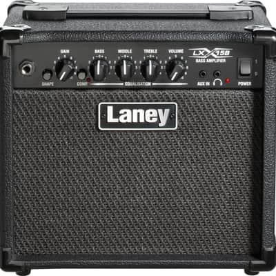 Laney LX15B 15W Bass Combo Amp with 2x5" Speakers 3-Band EQ Onboard Compressor Aux In & Headphone Out image 1