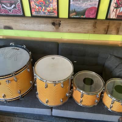 Ludwig Standard Gold Astro Drum Kit 4 Piece 1971 image 7