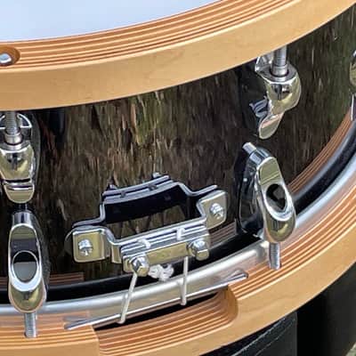 Yamaha MSD14AF Anton Fig Signature 14x6" Maple Snare Drum 2000s - Black image 3
