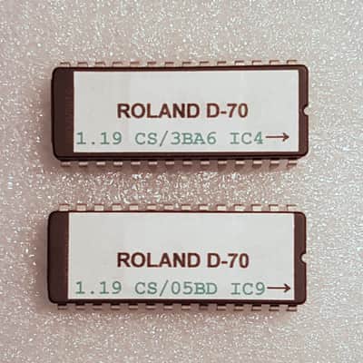 Roland  D-70 OS v1.19 Final EPROM Firmware Upgrade Kit