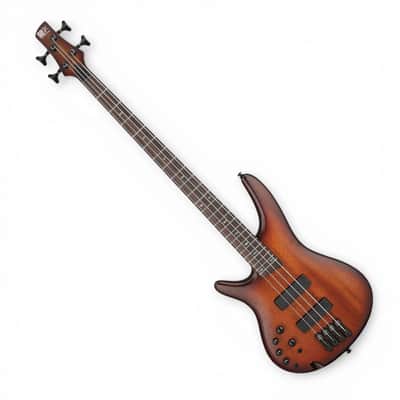 Ibanez SR500ALMHL Left-Handed (Lefty) 4-String Electric Bass – Mahogany Brown Burst Low Gloss image 1