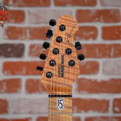 Ernie Ball Music Man JP15 7-String John Pettruci Signature Sweet Water Exclusive in Sapphire Iris 2024 w/OSSC image 11