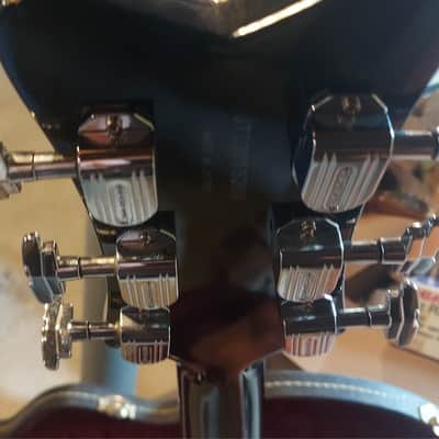 Gretsch Silver Falcon 1970s-1990s - Black w/pinstriping image 9