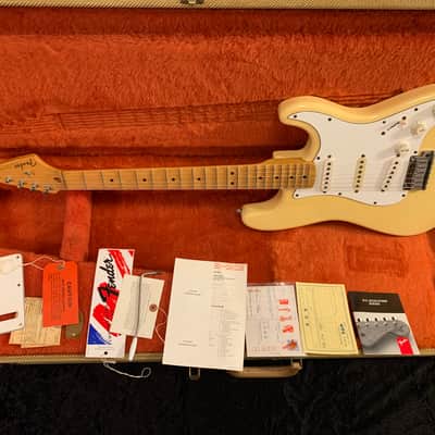 Fender USA Yngwie Malmsteen 1989 - White image 13