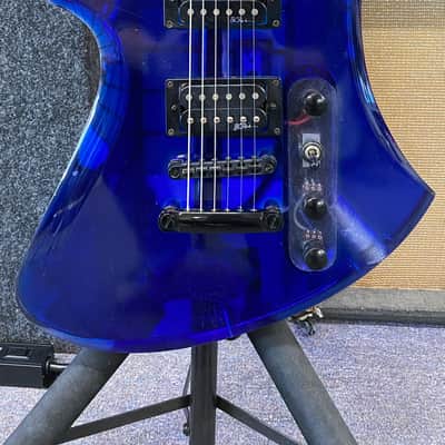 Used 2016 B.C. Rich Mockingbird Acrylic Blue image 2