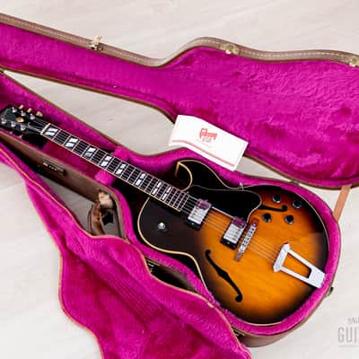 1989 Gibson ES-175 Sunburst w/ Mahogany Back/Sides, 100% Original w/ Case & Hangtag image 22