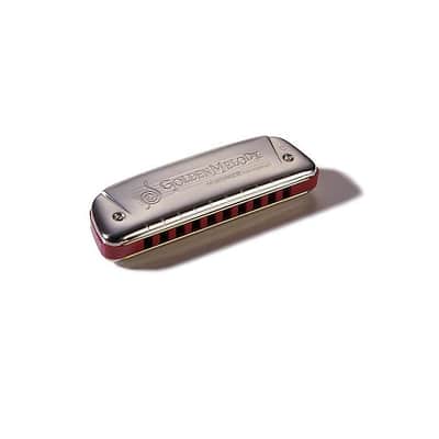 Hohner 542BL-G Progressive Series Golden Melody Harmonica - Key of G