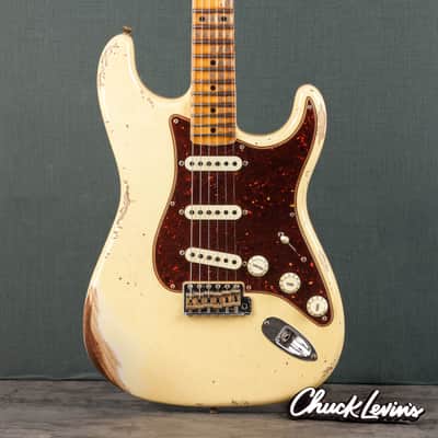 Fender Custom Shop 1956 Stratocaster Heavy Relic Guitar - Aged Vintage White - CHUCKSCLUSIVE - #R125401 image 22