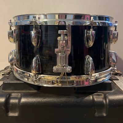 Yamaha Musashi Oak 13" x 6.5" NSD1365M 2006 Snare Drum - Transparent Black image 2