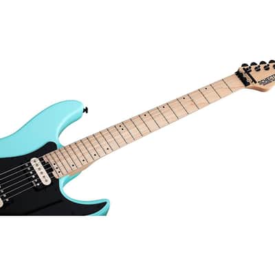 Schecter Guitar Research Sun Valley Super Shredder FR SFG Electric Guitar Regular Sea Foam Green Black Pickguard image 8