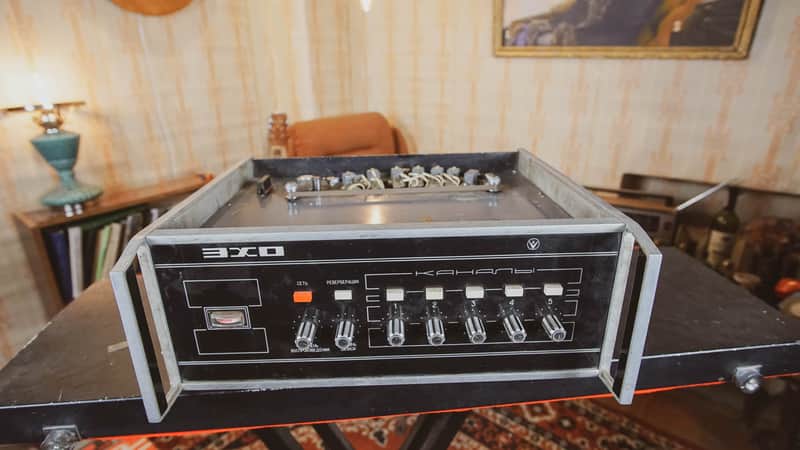 ECHO 1 Eho Exo Vintage USSR Soviet Analog RE Tape Delay Reverberator space Reverb 201 image 1