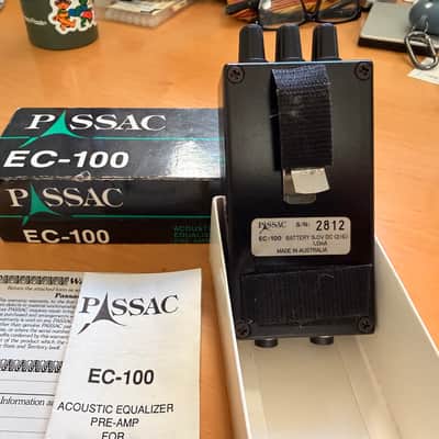 1990s Passac EC-100 Acoustic Equalizer Preamp Great Shape image 3