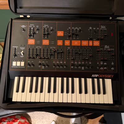 Korg ARP Odyssey Rev3 37-Slim Key Duophonic Analog Synthesizer 2015 - Present - Black/Orange